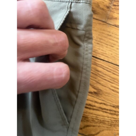 REI Hiking Pants Men's Sz 32 x ~28.5 Hemmed Green Lightweight - Picture 5 of 13